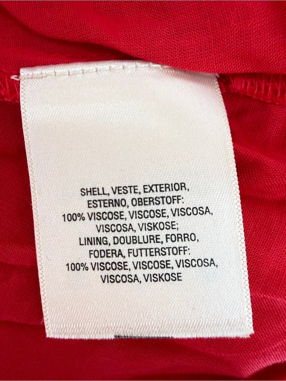 Anthropologie HD in Paris Women's Red Marana Chiffon Dress Size 14 - 8359 - Picture 11 of 13